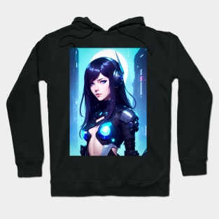 Cyberpunk girl Hoodie